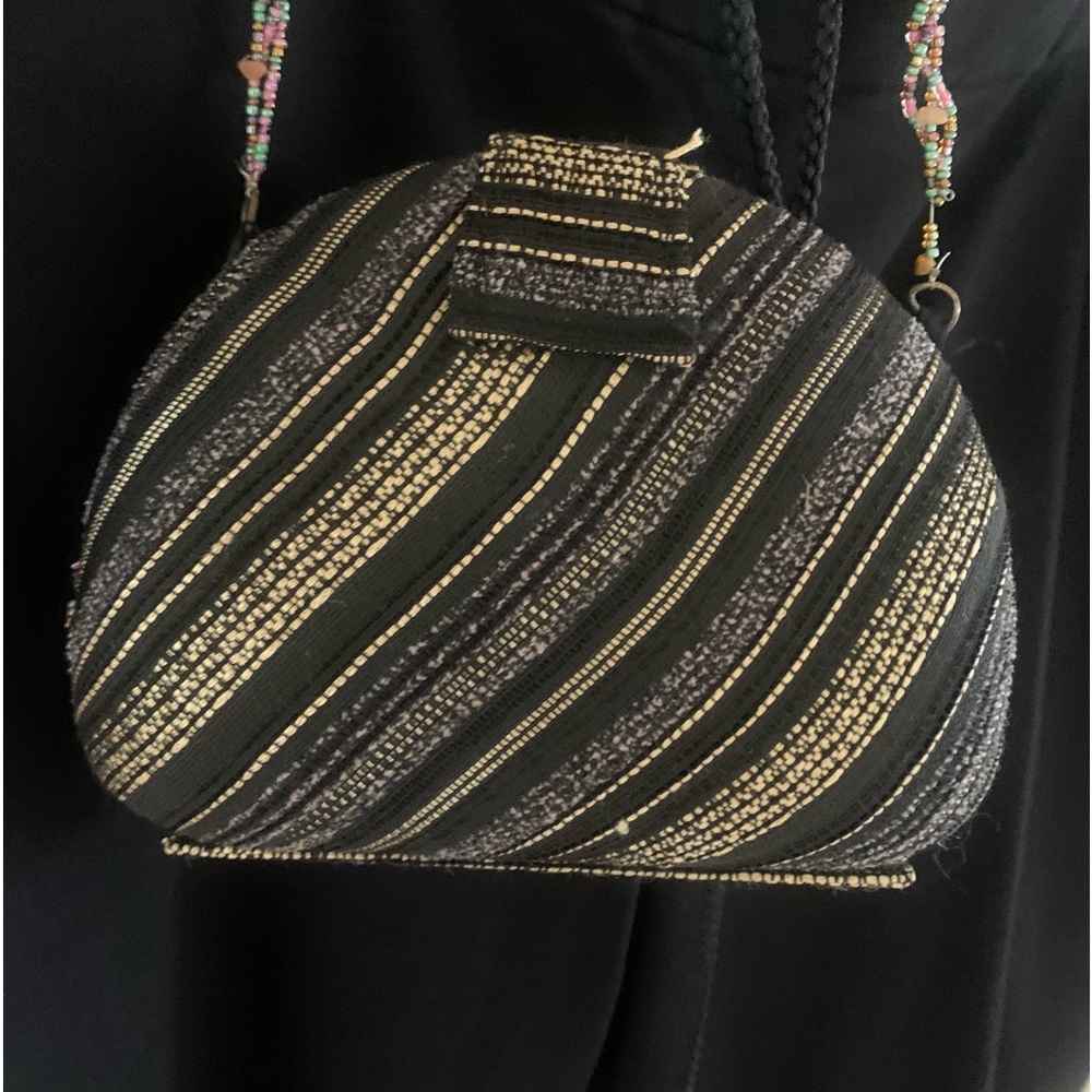 Host Pick!! Pritzi ~ Beaded Hard Case Evening Bag Vintage - Picture 2 of 12